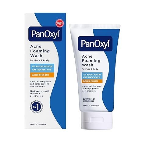 PanOxyl 10% Benzoyl Peroxide Acne Foaming Wash 5.5oz